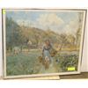 Image 1 : FRAMED FRENCH ARTIST PICTURE