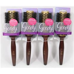 LOT OF FOUR HAIR BRUSHES