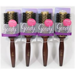 LOT OF FOUR HAIR BRUSHES