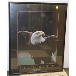 LEADERSHIP EAGLE FRAMED PICTURE