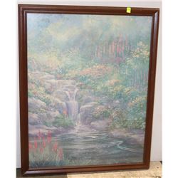 FRAMED WATERFALL PICTURE
