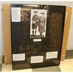 SHADOWBOX DISPLAY 34" X 42"