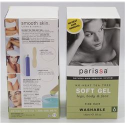 TWO BOXES O PARISSA SOFT GEL FINE HAIR WASHABLE