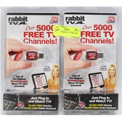 TWO NEW RABBIT TV - OVER 5000 FREE TV