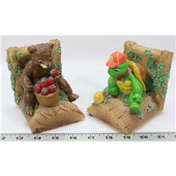 SET OF FRANKLIN THE TURTLE BOOK ENDS