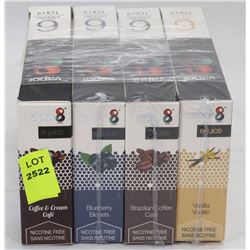 24 TUBES OF E-JUICE FLAVOR