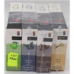 24 TUBES OF E-JUICE FLAVOR