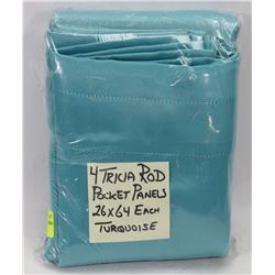 4 TRICA ROD POCKET PANELS