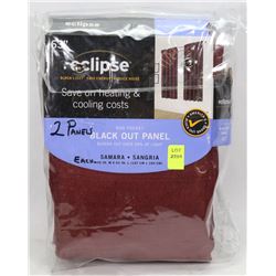 TWO 63" ECLIPSE BLACKOUT PANELS