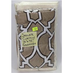 SHOWER CURTAIN 70" X 72" SOLD WITH WINDOW SET