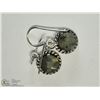 Image 1 : SILVER LABRADORITE EARRINGS