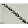 Image 2 : SILVER AMETHYST BRACELET