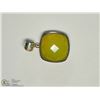 Image 1 : SILVER GREEN ONYX PENDANT
