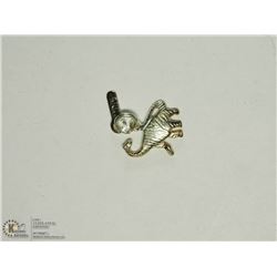 SILVER DINOSAUR PENDANT