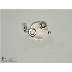 SILVER GENUINE STONE PENDANT