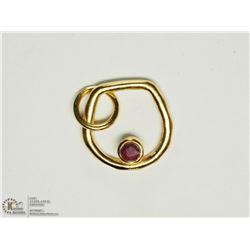 SILVER GENUINE STONE PENDANT