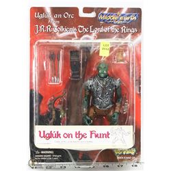 LORD OF THE RINGS UGLUK ON TH FRUNT ACTION FIGURE