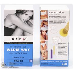 TWO BOXES OF PARISSA WARM WAX