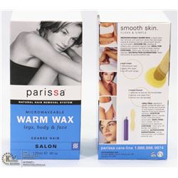 TWO BOXES OF PARISSA WARM WAX