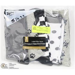 5 PACK OF LADIES CREW SOCKS