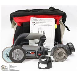 ROTOZIP TOOL IN TOOL BAG WITH ACCESSORIES