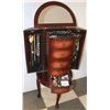 Image 2 : 40 INCH HIGH SOLID WOOD JEWELRY STAND W CONTENTS