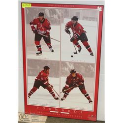 COLLECTORS EDITION TEAM CANADA LARGE PLAQUE HOCKEY PICTURE