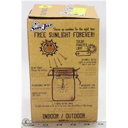 NEW SUCK UK SOLAR POWERED SUN JAR