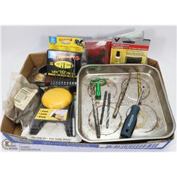 ESTATE TOOL LOT, INCLUDES MECHANICS TRAY, 2 HAMMER