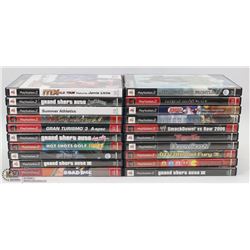LOT OF 20 PLAYSTATION 2 GAMES