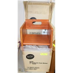 TABLECRAFT WOOD BOOSTER SEATS - LOT OF 3 NEW