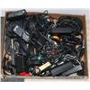 Image 1 : LARGE FLAT OF POWER CORDS, AV CORDS, COMPUTER