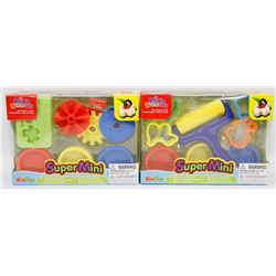 LOT OF 2 DIFFERENT KIDS DOUGH SUPER MINI SETS