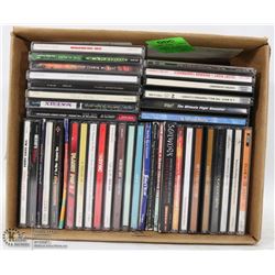 BOX OF ABOUT 40 CDS INCLUDING: GREEN DAY, NSYNC