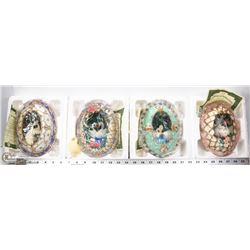 SET OF 4 BRADFORD 3D " ROYAL ENCHANTMENTS" ITEMS