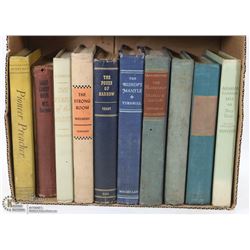 LOT OF 10 VINTAGE 1940'S BOOKS.