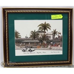 14X17 TED CRANE " SENOR FROGS  IN MAZATLAN" PIC