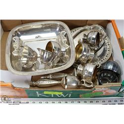 LOT OF VINTAGE VIKING SILVERPLATE ITEMS