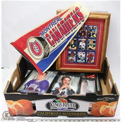 LARGE LOT OF HOCKEY PICTURES AND COLLECTABLES