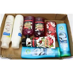 TRAY OF VARIOUS SHAMPOO