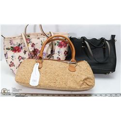 2 NEW ALDO HANDBAGS WITH NEW WINE COOLER BAG