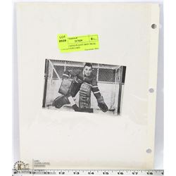 1961 JACQUES PLANTE MONTREAL CANADIANS CARD