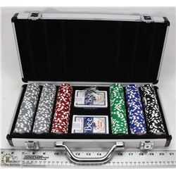 COMPLETE POKER SET WITH CASE