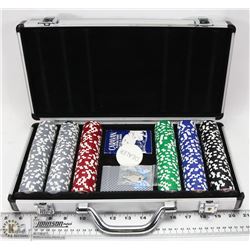 COMPLETE POKER SET WITH CASE