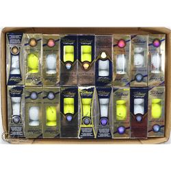 FLAT OF TITLIEST RECLAIMED GOLF BALLS