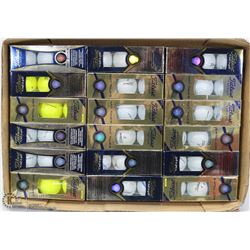 FLAT OF TITLIEST RECLAIMED GOLF BALLS