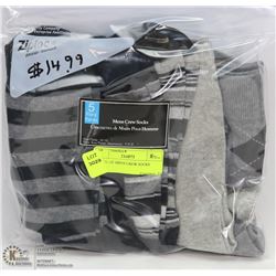 5 PACK OF MENS CREW SOCKS
