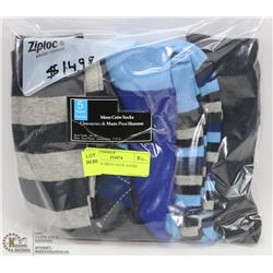 5 PACK OF MENS CREW SOCKS