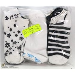 9 PACK OF LADIES ANKLE SOCKS