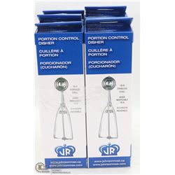 SET OF SIX PORTION SCOOPS